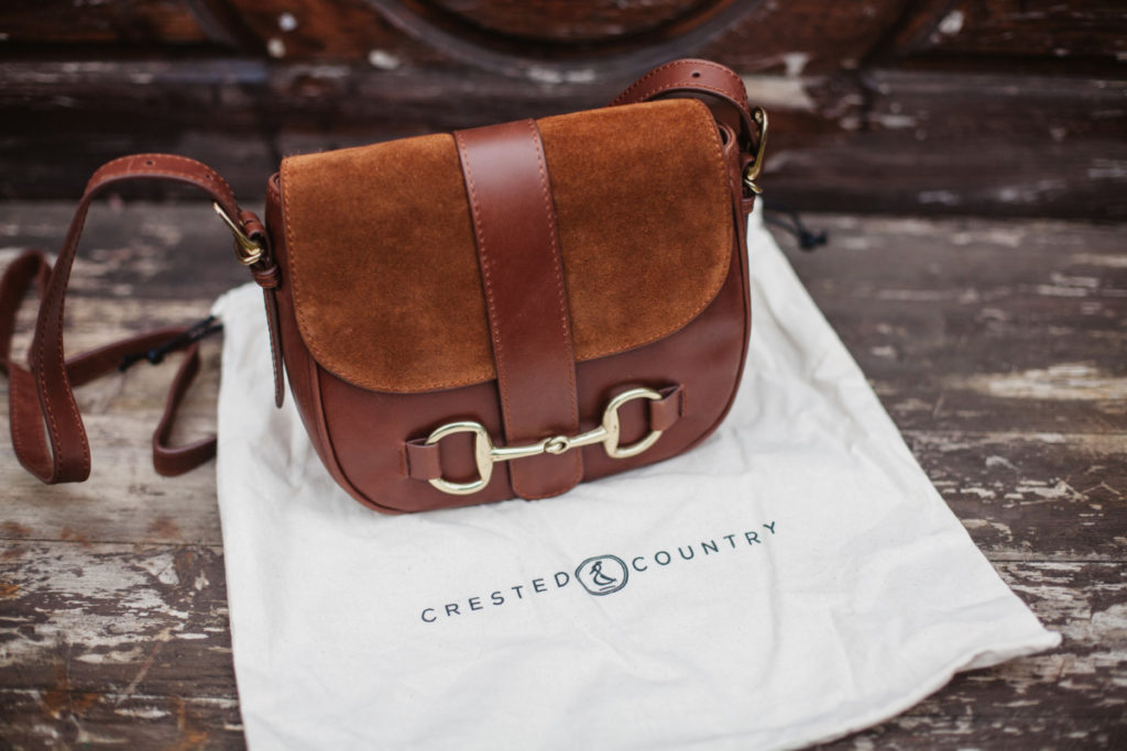 Crested & country Partridge Brown Bag A country lady