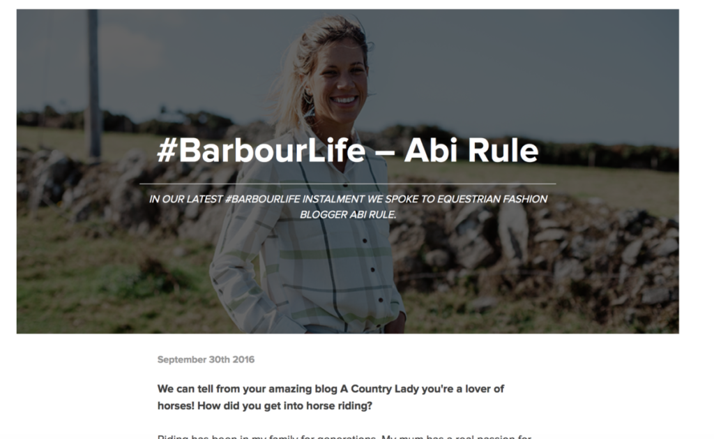abi rule a country lady barbour blog